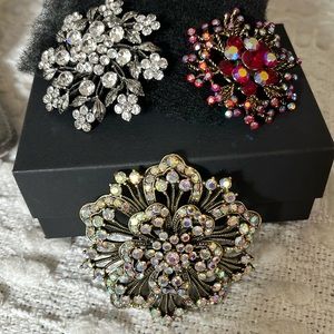 Crystal pins/pendants
